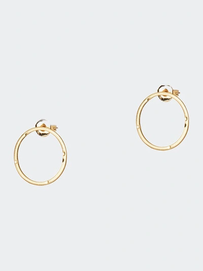 Shop Amorcito Venus Stud Earrings In Gold
