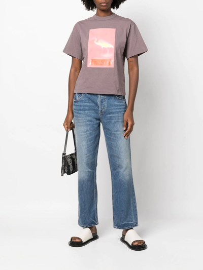 Citizen Of Humanity Jolene High Rise Straight Jeans In Dimple In Dresden