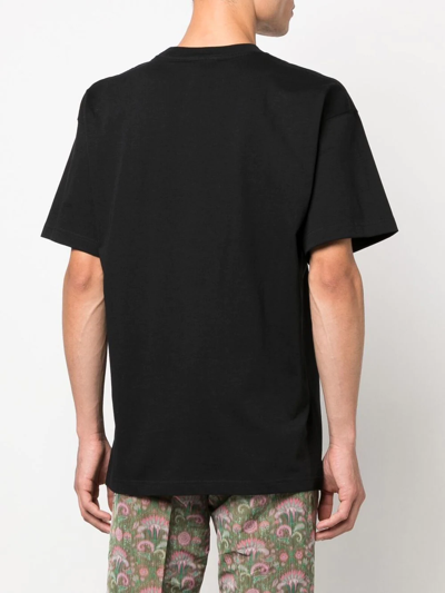 Shop Soulland Logo Crew-neck T-shirt In Black