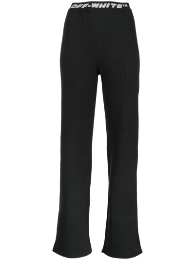 Off-white Logo Band Pant In Black | ModeSens