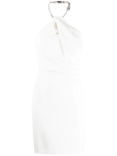 Shop Solace London Kami Mini Dress In White