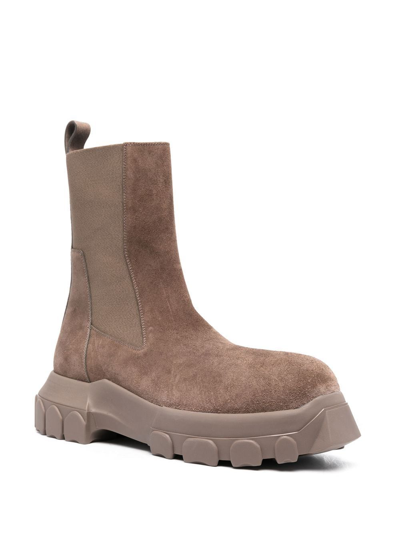 Rick Owens Stroble Beatle Bozo Tractor In Dust Grey In Dust Dust