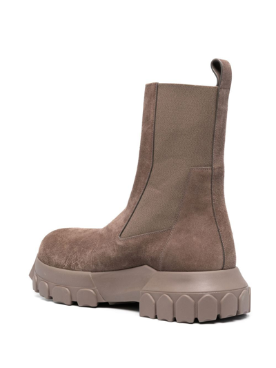 Rick Owens Stroble Beatle Bozo Tractor In Dust Grey In Dust Dust