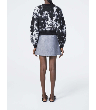 Shop Rodebjer Ray Knitted Sweater In Black/white