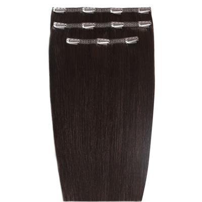 Shop Beauty Works Deluxe Clip-in 16 Inch Extensions (various Colours) - Ebony