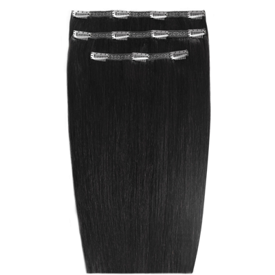 Shop Beauty Works Deluxe Clip-in 16 Inch Extensions (various Colours) - Jet Set Black