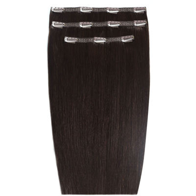 Shop Beauty Works Deluxe Clip-in 20 Inch Extensions (various Colours) - Ebony