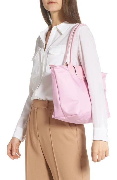 Shop Longchamp Le Pliage Club Small Shoulder Tote In Pink