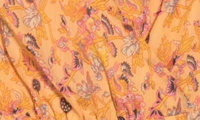 Shop Walter Baker Mishka Floral Long Sleeve Crinkle Chiffon Minidress In Central Park