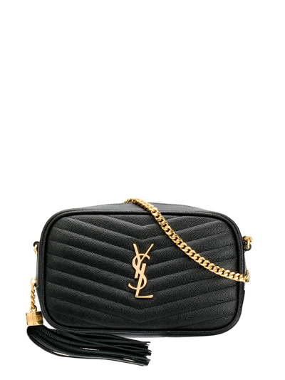 Shop Saint Laurent Lou Mini Black Bag