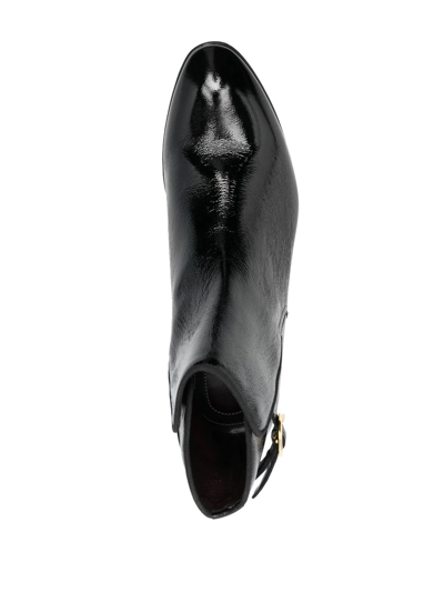 Shop Lidfort Buckle-fastening 35mm Boots In 黑色