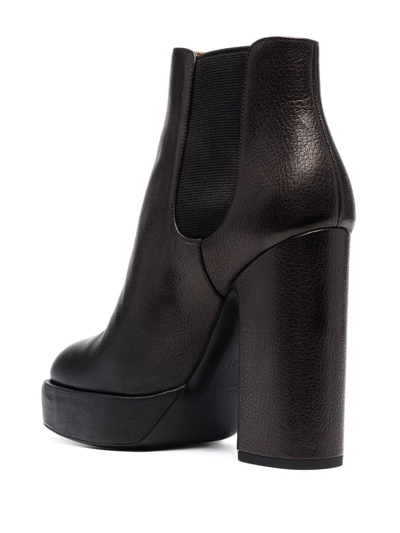 Shop Laurence Dacade Rosa Leather Ankle Boots In Black