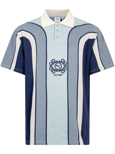 Shop Puma X Palomo Polo Shirt In Blau