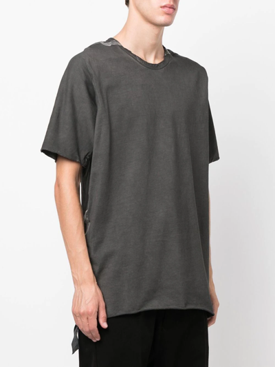 Shop Isaac Sellam Experience Basic T Organic-cotton T-shirt In Grau
