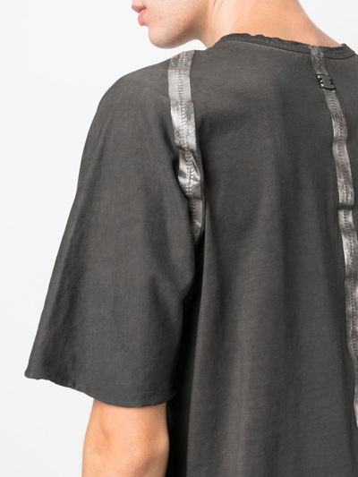 Isaac Sellam Experience Basic T Organic-cotton T-shirt In Grau