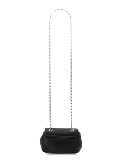 Shop Vivienne Westwood Victoria Small Bag With Chain In Nero