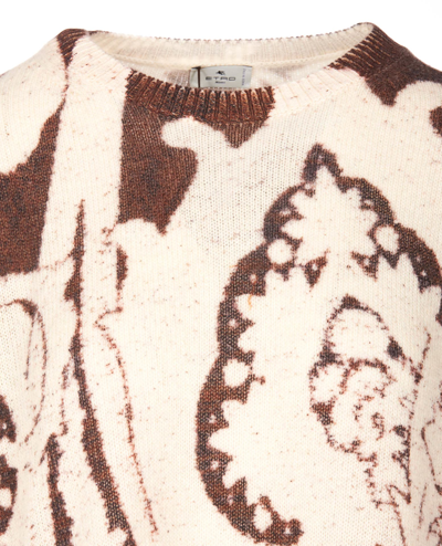 Shop Etro Oversize Lavinia Sweater In Multicolor