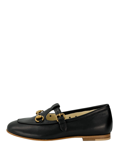 Shop Gucci Kids Loafers For Girls In Black