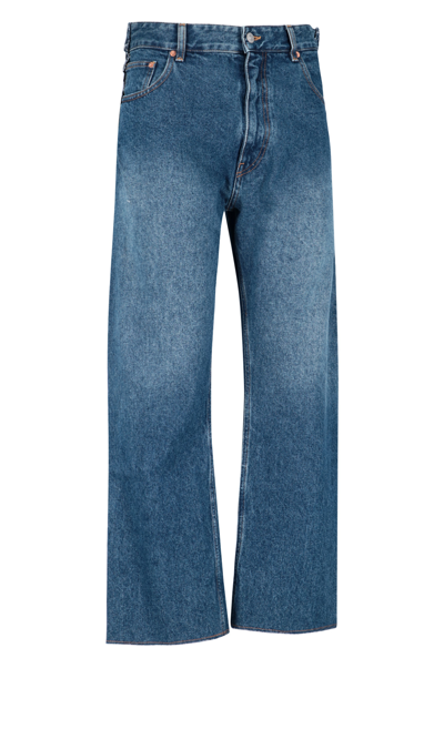 Shop Mm6 Maison Margiela Straight-leg Jeans