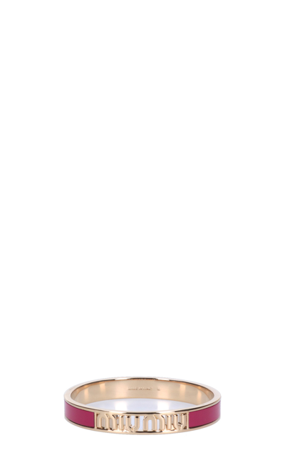 Miu Miu Enameled Brass Bracelet