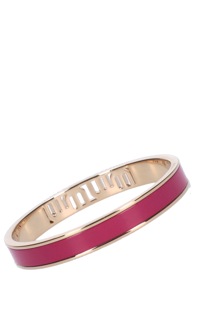 Miu Miu Enameled Brass Bracelet