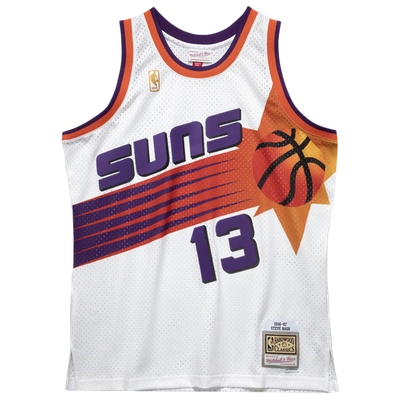 Shop Mitchell & Ness Mens Phoenix Suns  Suns Swingman Jersey In White