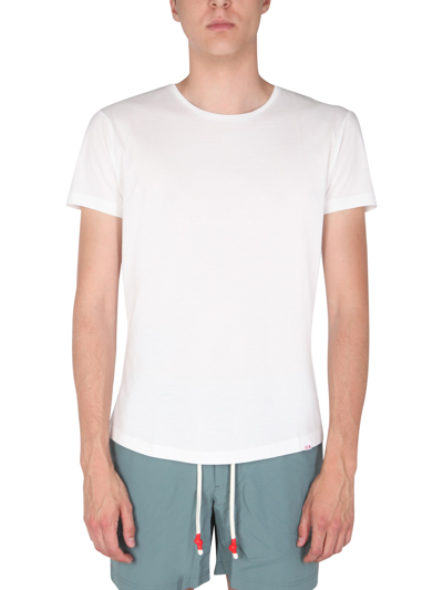 Shop Orlebar Brown "obt Mercerised" T-shirt In White