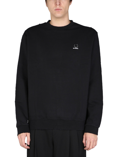 Shop Raf Simons Crewneck Sweatshirt In Black