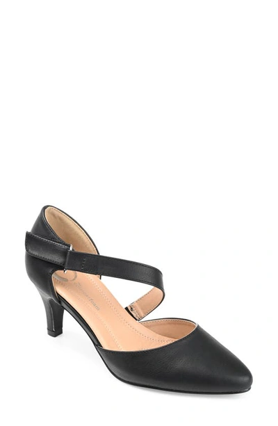 Journee Collection Collection Women's Tru Comfort Foam Wide Width Tillis Pump In Black