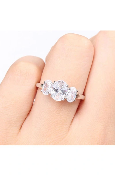 Delmar Sterling Silver Cubic Zirconia Ring In Silver