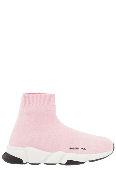 Shop Balenciaga Kids Speed Sock Sneakers In Pink