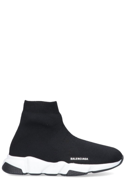 Shop Balenciaga Kids Speed Sock Sneakers In Black