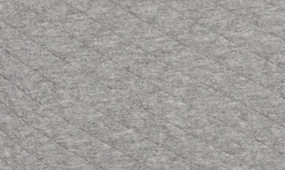 Billy Reid Diamond Quilt Shawl Collar Sweatshirt In Medium Grey