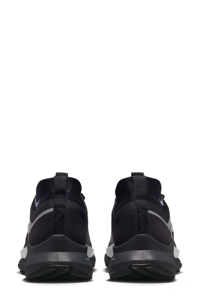 Shop Nike React Pegasus Trail 4 Gore-tex® Waterproof Running Shoe In Black/ Grey/ Reflect Silver