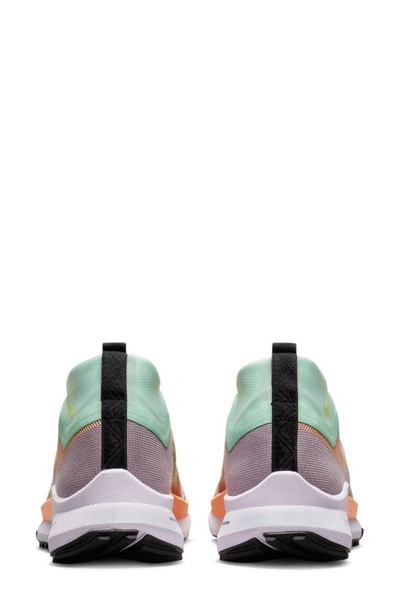 Shop Nike React Pegasus Trail 4 Gore-tex® Waterproof Running Shoe In Purple Smoke/ Peach/ Green