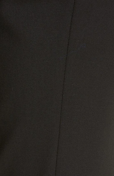 Shop Monse Lace-up Detail Stretch Wool Gabardine Pants In Black