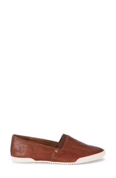 Shop Frye Melanie Slip-on Flat In Cognac - Oyster