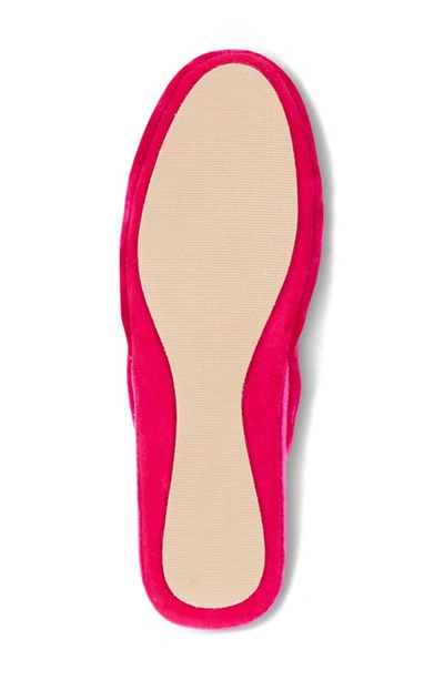 Shop Patricia Green 'queen Bee' Embroidered Slipper In Hot Pink
