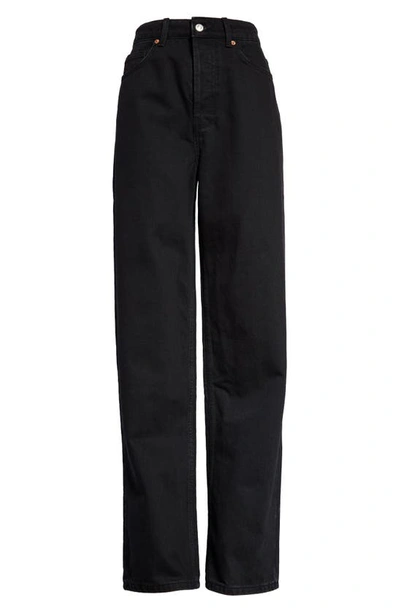 TOPSHOP OVERSIZE HIGH WAIST MOM JEANS 