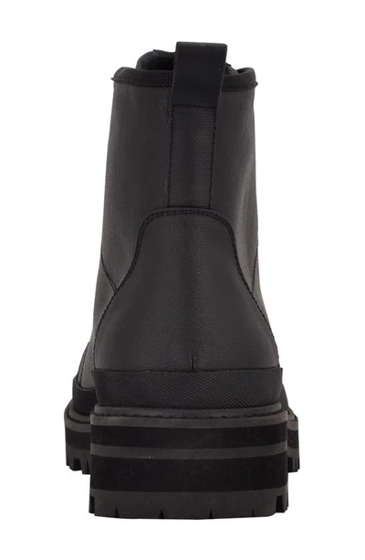 Shop Calvin Klein Lace-up Boot In Black Multi Fabric