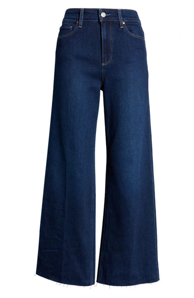 Shop Paige Anessa High Waist Wide Leg Jeans In Unplugged