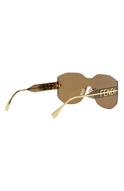 Sunglasses Fendi Brown in Metal - 25738341