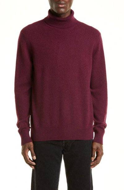 Shop Agnona Cashmere Turtleneck In Tannico