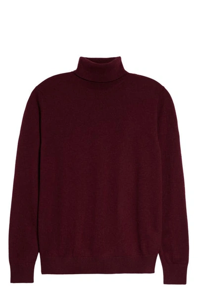 Shop Agnona Cashmere Turtleneck In Tannico