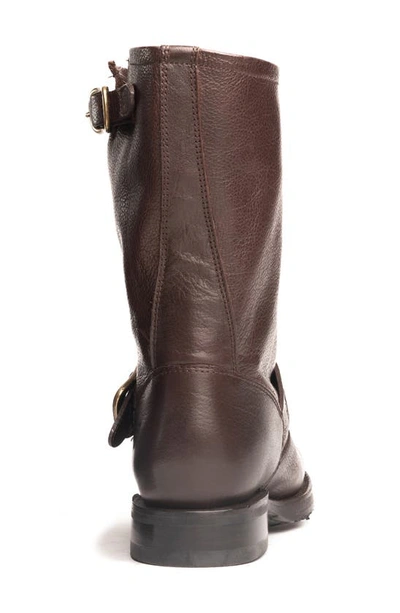 Shop Frye Veronica Short Slouchy Boot In Dark Brown - Cubana