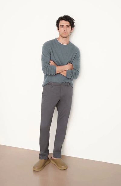 Shop Vince Griffith Slim Fit Twill Chino Pants In Slate