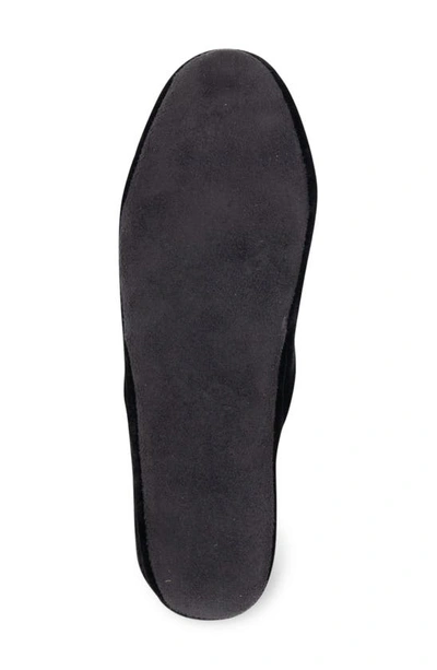 Shop Patricia Green Lucille Crystal Embellished Velvet Slipper In Black
