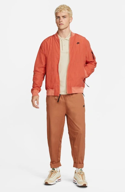 Nike Sportswear Tech Pack Men'S Woven Lined Bomber Jacket In Orange |  Modesens
