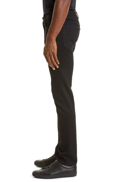 Zegna Jean Roccia En Lin Et Coton Extensible Taupe Foncé In Black