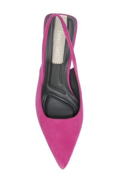 Shop Franco Sarto Averie Slingback Pump In Orchid Flower